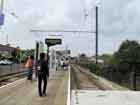 La fermata terminale della linea tramviaria