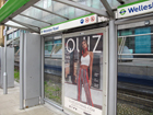 La fermata del tram denominata "Wellesley Road"