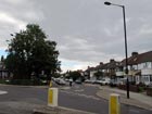 Rotatoria nell'angolo tra Green Street e Goldsdown Road