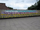 La scritta "Northwood Hills" che trovate di fronte alla stazione
