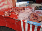 Carne in vendita ad Hounslow Station Market