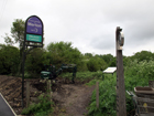 Il cartello ci avvisa che stiamo per entrare nel London Borough of Merton