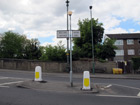 Il cartello all'incrocio con Beeches Avenue e Park Hill
