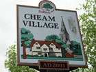 Il cartello che ci indica il raggiungimento del Villaggio di Cheam