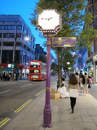 Il cartello che trovate ad Oxford Street che indica St Christopher's Place