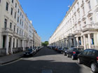 Bell'esempio di stile degli edifici di Pimlico