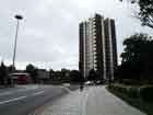 Orribile edificio a torre nei pressi di Lea Bridge Roundabout