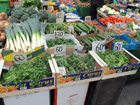 Frutta e verdura in vendita a Ridley Road Market
