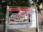 Cartello che rappresenta la West Kensington Estate