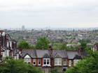 Il panorama di Londra che si ammira da Muswell Hill