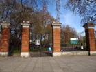 Il cancello di ingresso a Finsbury Park