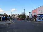 L'incrocio tra Forest Lane (a sinistra) e Woodgrange Road