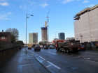 Gli edifici moderni a forma di torre che dominano il panorama