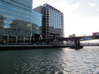 Il ponte della DLR nei pressi della stazione